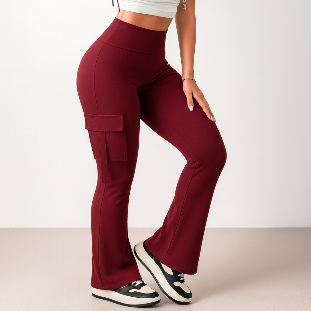 Womens casual loops cargo leggings